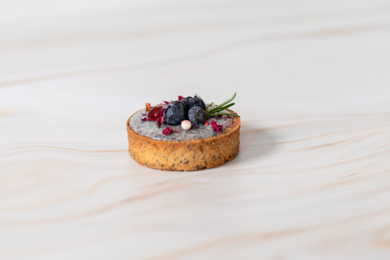 Maková tartaletka s povidly 